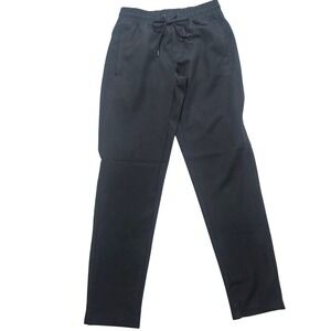 LEG3ND Mens Active Jogger Pants Tapered Leg Black Stretch Drawstring Size Small